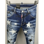 DSQUARED2-jean-lettres-pour-hommes-femmes-Streetwear-tendance-d-contract-Slim-coupe-droite-d-chir-feuille