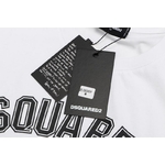 Dsquared2-T-Shirt-col-ras-du-cou-100-coton-pour-hommes-et-femmes-d-contract