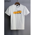 Dsquared2-t-shirt-col-rond-pour-homme-en-coton-Simple-d-contract-tendance-avec-lettres-imprim