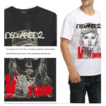 Dsquared2-d-contract-pour-hommes-et-femmes-mode-tendance-impression-DSQ2-manches-courtes-cadeau-petit-ami