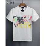 Dsquared2-t-shirt-col-rond-homme-en-coton-classique-imprim-de-chien-de-dessin-anim-d