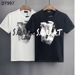 Dsquared2-T-Shirt-col-rond-homme-100-lettres-impression-Simple-d-contract-tendance-mode-ample-cadeau