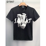 Dsquared2-T-Shirt-col-rond-homme-100-lettres-impression-Simple-d-contract-tendance-mode-ample-cadeau