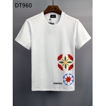Dsquared2-T-shirt-col-rond-homme-femme-100-coton-lettres-simples-mode-d-contract-e-tendance