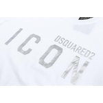 Dsquared2-T-Shirt-col-rond-et-manches-courtes-pour-hommes-et-femmes-100-coton-Simple-et