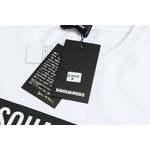 Dsquared2-T-Shirt-col-ras-du-cou-100-coton-pour-hommes-et-femmes-d-contract-tendance