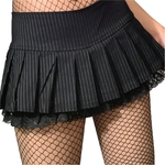 Mini-jupe-pliss-e-en-dentelle-pour-femmes-tenue-de-ville-d-contract-e-rayures-taille