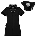 Policier-Costume-d-uniforme-de-Police-pour-Halloween-tenue-de-jeu-de-r-le-Sexy-Mini