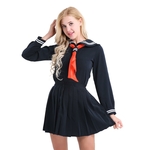 Uniforme-scolaire-pour-femmes-et-filles-tenue-de-marin-japonais-d-guisement-Costume-Cosplay-chemise-manches