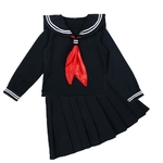 Uniforme-scolaire-pour-femmes-et-filles-tenue-de-marin-japonais-d-guisement-Costume-Cosplay-chemise-manches