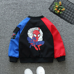 Manteau-Spiderman-printemps-et-automne-pour-gar-ons-veste-de-marque-Cool-haut-polyvalent-pour-enfants