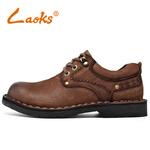 Laoks-chaussures-en-cuir-pour-hommes-classiques-d-contract-es-lacets-basses-de-travail-bout-rond