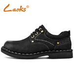 Laoks-chaussures-en-cuir-pour-hommes-classiques-d-contract-es-lacets-basses-de-travail-bout-rond