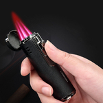 Briquet-gaz-pour-hommes-torche-coupe-vent-pistolet-Jet-flamme-cadeau-inhabituel-pour-hommes-m-tal