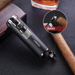 Briquet-gaz-pour-hommes-torche-coupe-vent-pistolet-Jet-flamme-cadeau-inhabituel-pour-hommes-m-tal