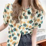 S-3XL-Floral-Color-Chemises-Femmes-Peter-saupoudrer-Col-Bol-Vintage-Casual-mn-Simple-Boutonnage-V