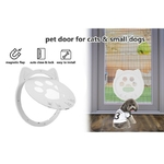 Porte-Intelligente-pour-Animaux-de-Compagnie-Verrouillage-4-Voies-S-curit-en-Plastique-Acc-s-Solitaire