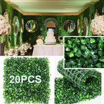 Plantes-Artificielles-pour-D-coration-Murale-Toile-de-Fond-Murale-Fleurs-Haie-de-Buis-de-Mariage