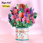 Paquet-de-10-cartes-pop-up-en-forme-de-bouquet-de-fleurs-3D-cartes-de-vminist