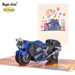 Cartes-de-f-te-des-p-res-Pop-Up-pour-moto-3D-10-paquets-cartes-d