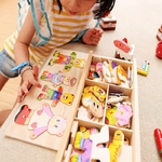 Petit-ours-Change-de-v-tements-Puzzle-en-bois-pour-l-ducation-pr-coce-des-enfants