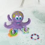 Enfants-douche-bain-jouets-mignon-canard-roue-eau-dauphin-jouets-b-b-robinet-de-bain-eau