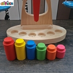 Jouet-ducatif-Montessori-pour-enfants-petite-Balance-en-bois-avec-6-poids-aide-l-enseignement-pr