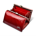 Portefeuilles-en-cuir-v-ritable-pour-femmes-sac-main-pour-dames-pochette-serpentine-sac-main-brillant