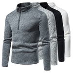 Pull-chaud-manches-longues-pour-hommes-chandail-d-contract-col-montant-avec-fermeture-clair-5-Styles