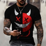 XOXO-T-shirt-motif-Hip-Hop-3D-pour-hommes-et-femmes-Streetwear-d-contract-la