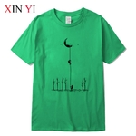 XINYI-T-shirt-100-coton-pour-hommes-haut-de-qualit-sup-rieure-cool-et-dr-le