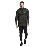 T-shirt-manches-longues-pour-hommes-mode-d-contract-e-marque-tendance-demi-fermeture-clair-sport