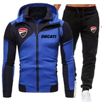 Veste-coupe-vent-pantalon-capuche-imprim-Ducati-pour-homme-tenue-d-ext-rieur-d-contract-e