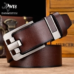 DWTS-Ceinture-pour-Homme-en-Cuir-V-ritable-de-Haute-Qualit-Accessoire-de-Luxe-avec-Boucle