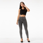 Melody-Jean-moulant-pour-femme-moulant-extensible-gris-la-mode-style-Boyfriend-Sexy-serr-Push-Up