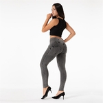 Melody-Jean-moulant-pour-femme-moulant-extensible-gris-la-mode-style-Boyfriend-Sexy-serr-Push-Up