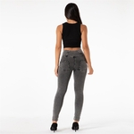 Melody-Jean-moulant-pour-femme-moulant-extensible-gris-la-mode-style-Boyfriend-Sexy-serr-Push-Up