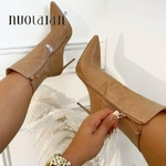 Bottines-talons-hauts-et-bout-pointu-pour-femme-chaussures-Sexy-la-mode-grande-taille-35-42