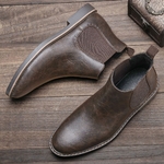Bottines-chelsea-en-cuir-pour-hommes-chaussures-de-marque-faites-la-main-de-qualit-sup-rieure