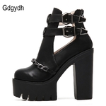 Gdgydh-bottines-talons-hauts-et-pais-pour-femmes-chaussures-plateforme-avec-boucle-bout-rond-cha-ne