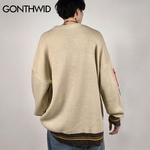 GONTHWID-pull-en-tricot-manches-Van-Gogh-pour-homme-pull-col-ras-du-cou-avec-broderie