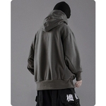 Sweat-capuche-col-haut-pour-homme-ample-confortable-streetwear-Harajuku-Hiphop-polaire-surdimensionn-collection-automne-et
