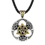 Collier-Vintage-Viking-en-acier-inoxydable-pour-hommes-pendentif-avec-n-ud-Odin-celtique-Punk-bijoux