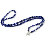 Bracelet-de-pri-re-Mala-en-lapis-lazuli-perles-naturelles-id-al-pour-m-ditation-gu