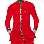 Chemise-en-Bazin-Riche-pour-hommes-100-coton-d-contract-s-v-tements-africains-Dashiki-Kente