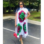 Robes-africaines-pour-femmes-2021-nouveaux-v-tements-africains-Dashiki-blanc-imprim-Ankara-robes-Bazin-Robe