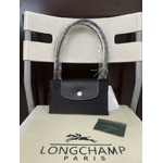 Sac-main-en-Nylon-brod-avec-logo-longchamp-pour-femmes-fourre-tout-classique-noir-grande-taille