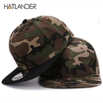 HATLANDER-casquette-de-baseball-Camouflage-en-polyester-plate-et-vierge-sans-broderie-pour-hommes-et-femmes