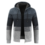 FALIZA-pull-en-laine-capuche-pour-homme-manteau-pais-et-chaud-rayures-avec-fermeture-clair-collection
