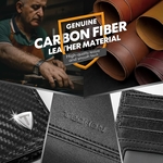 TEEHON-portefeuille-en-cuir-et-Fiber-de-carbone-pour-hommes-porte-monnaie-l-ger-porte-cartes